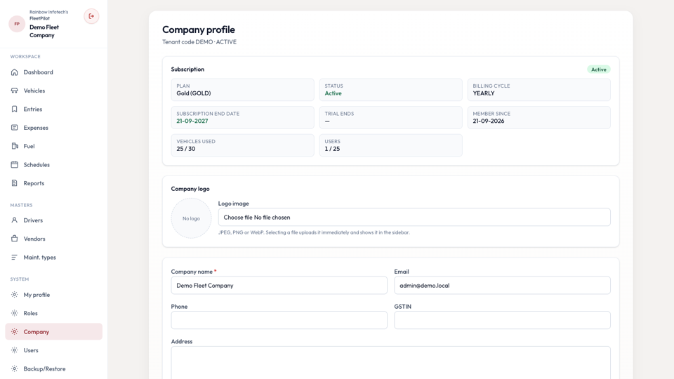 FleetPilot screenshot