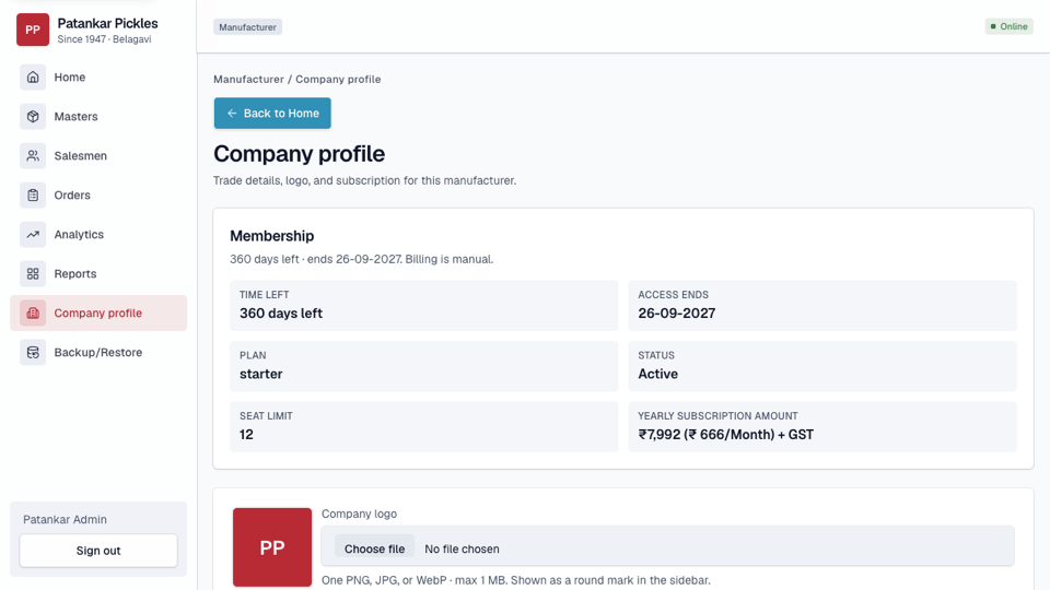 OrderFlow screenshot