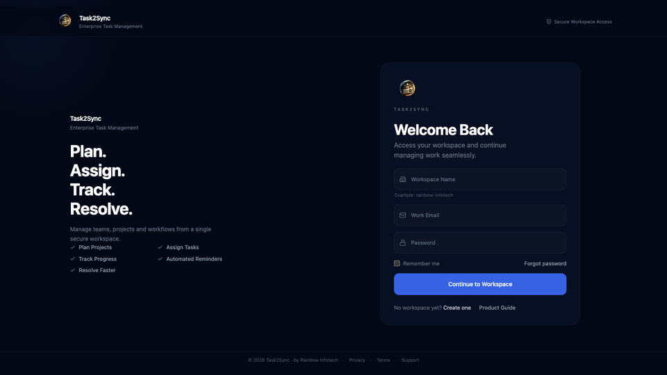Task2Sync screenshot